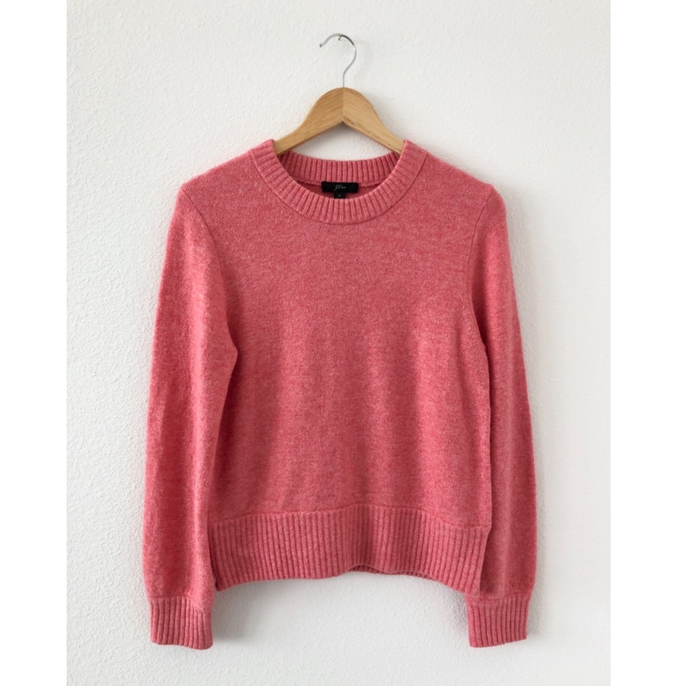 J. Crew • Merino Wool Alpaca Blend Sweater Coral - Picture 2 of 5